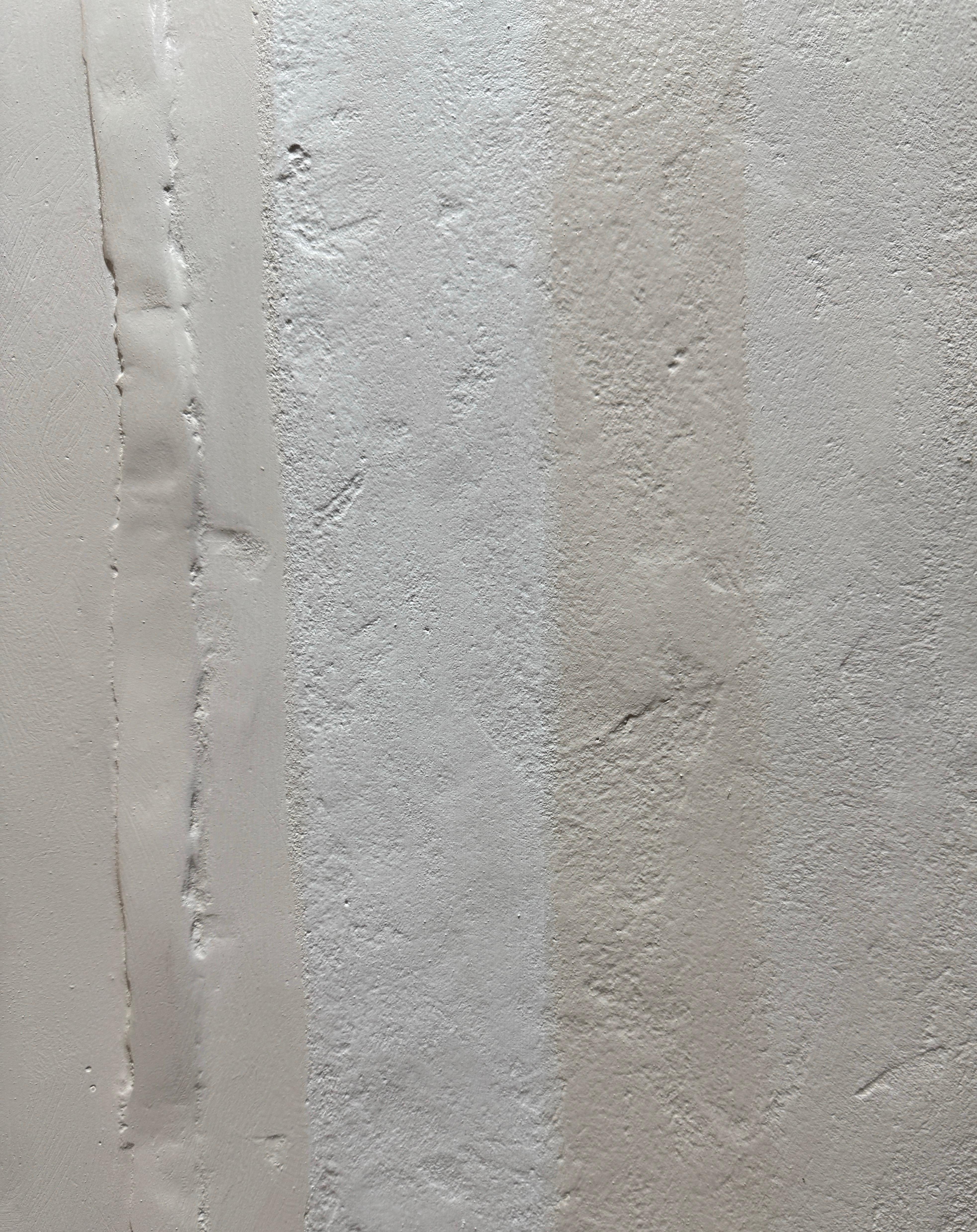 Birth and mourning n°9 by Gilbert Pauli - Acrylic on plaster 68x68 cm For Sale 5