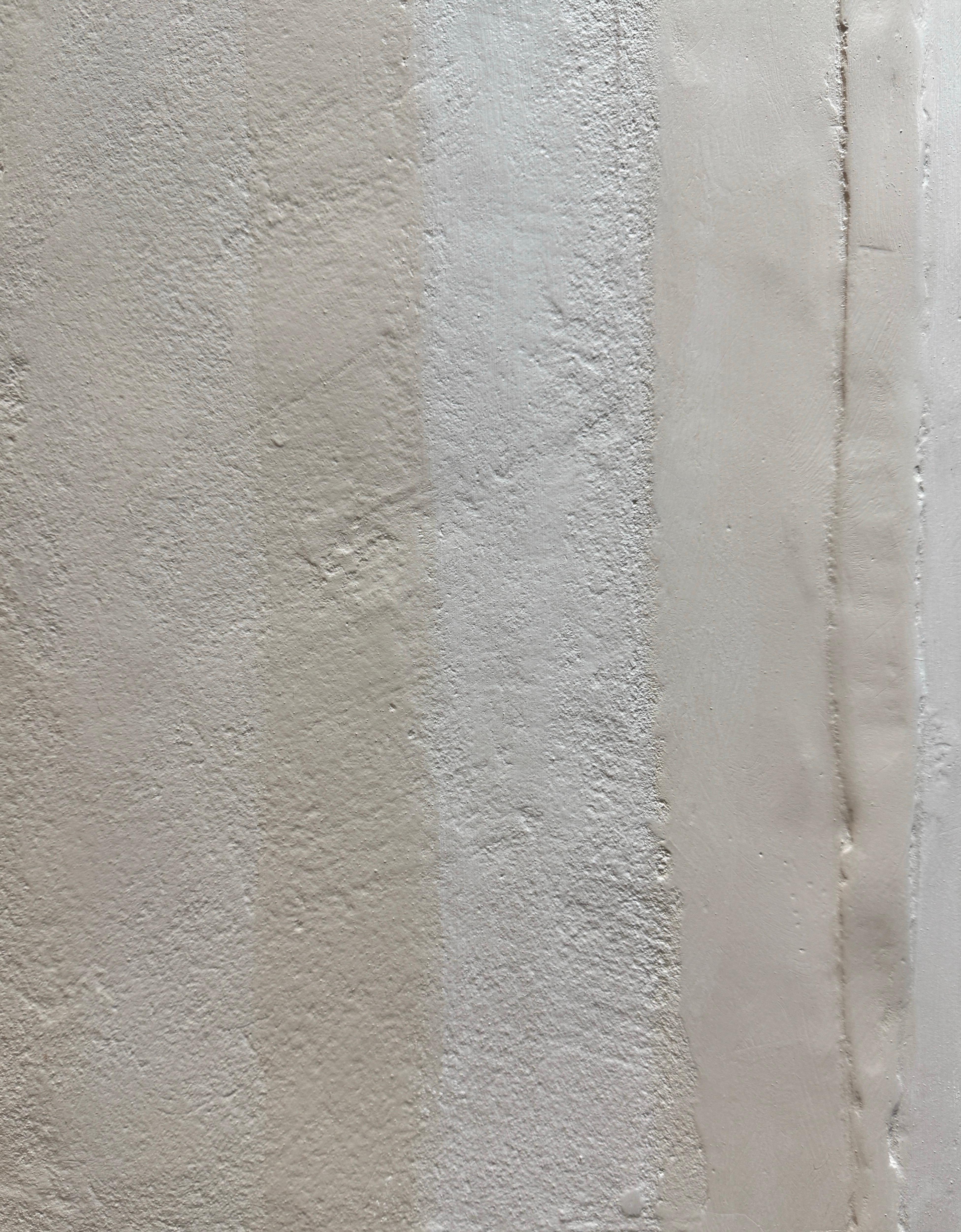 Birth and mourning n°9 by Gilbert Pauli - Acrylic on plaster 68x68 cm For Sale 3