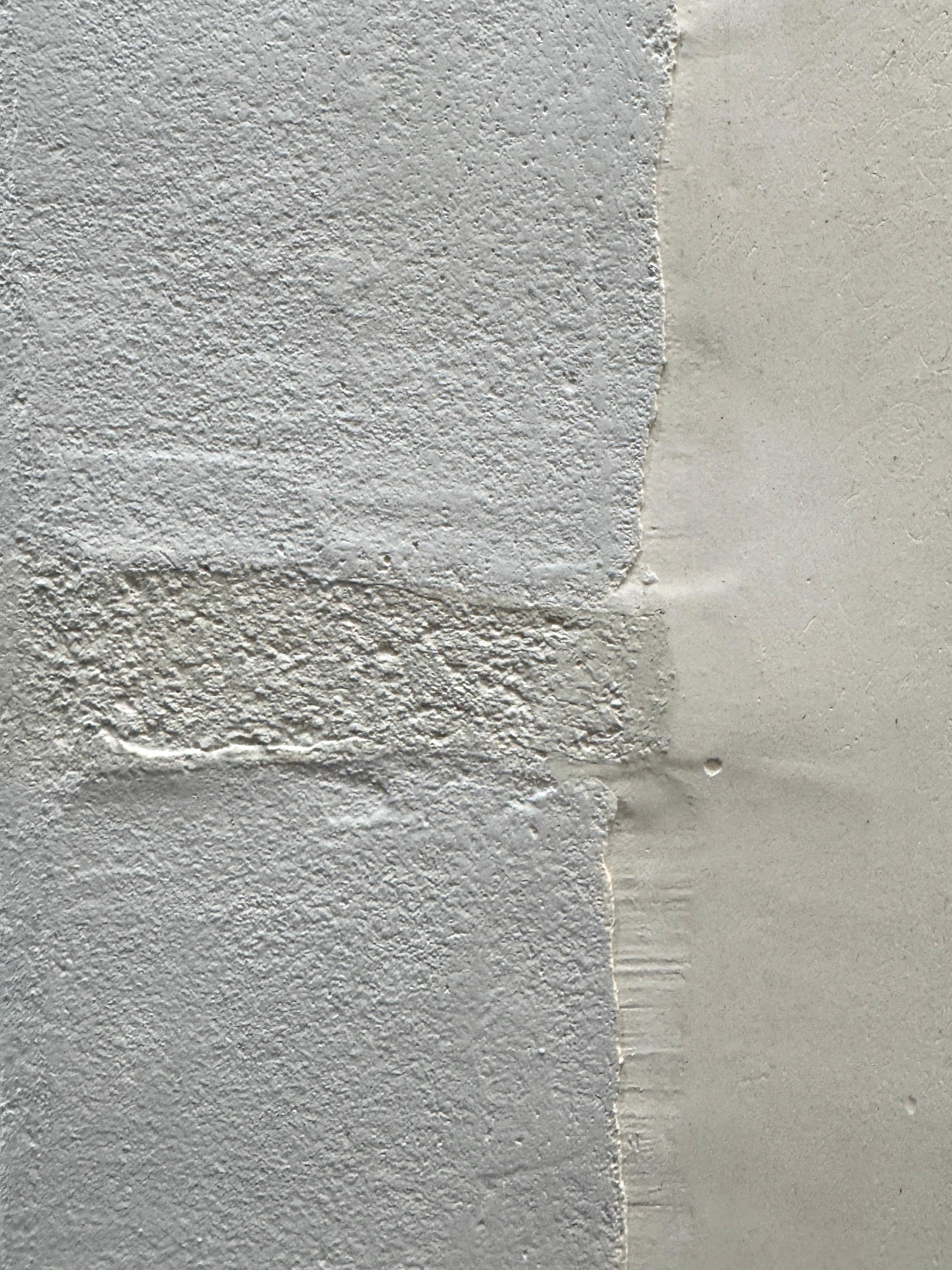 Collection plaster and cement n°6 by Gilbert Pauli - Mixed media 67x67 cm For Sale 4