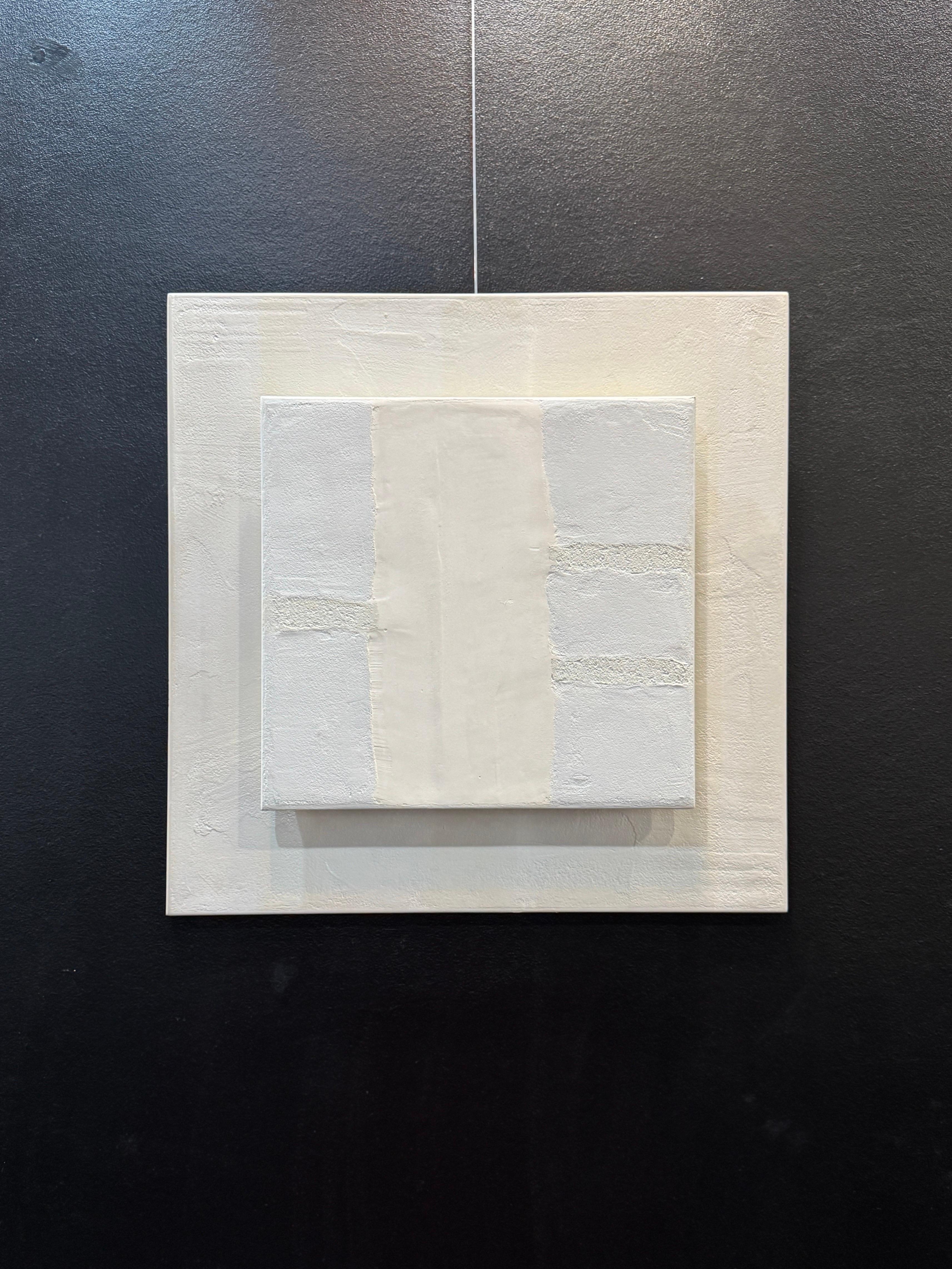 Collection plaster and cement n°6 by Gilbert Pauli - Mixed media 67x67 cm For Sale 1