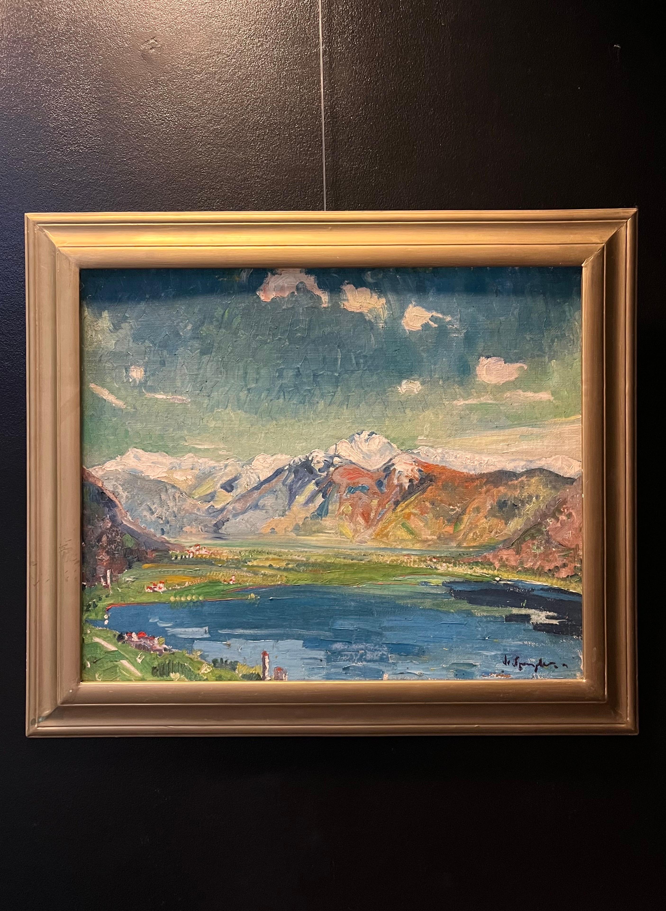 Point of view von Alexandre de Spengler - Öl auf Leinwand 51x61 cm – Painting von Alexandre De Spengler