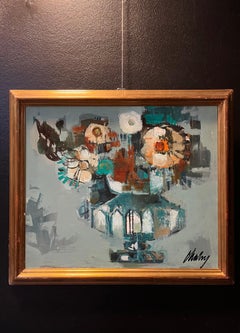 Still-life by Frank Chabry - Oil on cardboard