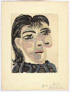 Pablo Picasso „Tête de femme Nr. 2“. „Porträt von Dora Maar“