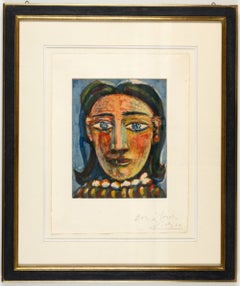Pablo Picasso „Tête de femme Nr. 1“. „Porträt von Dora Maar“