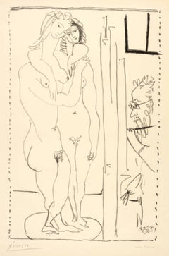 Pablo Picasso „Les deux modèles nus“
