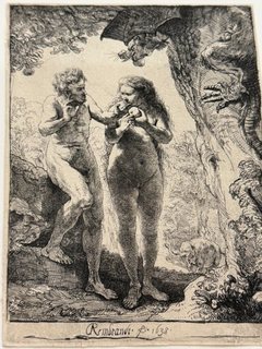 Rembrant Van Rijn "Adam and Eve"