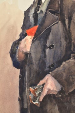 Portrait. Paper, watercolor, 47x32 cm.