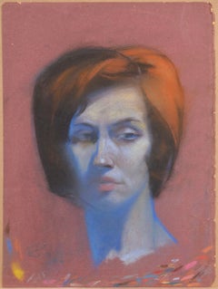 Portrait of a Woman. 1962, papper, pastel, 42x33 cm.