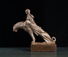 When Lambs Become Lions. Llimited edition: 6/6. Bronze