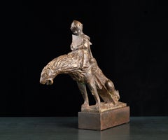 When Lambs Become Lions. Llimited edition: 6/6. Bronze