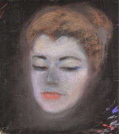 Portrait of a Woman. Paper, pastel, 36x30 cm.