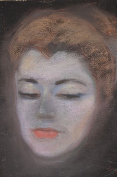 Portrait of a Woman. Paper, pastel, 36x30 cm.