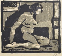 Act. 1959, papier, monotype, 12 x 13,5 cm.