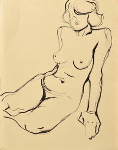Agir. Papier, encre, 61 x 49 cm.