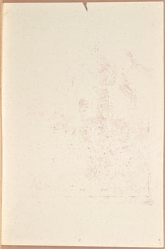 Campo de batalla. 1957, papel, monotipo, 33 x 25 cm. Firmado.