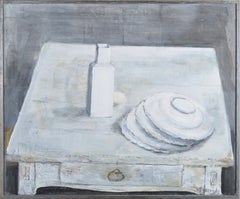 Tavolo da cucina. 2024. Cartone, acrilico. 67x81 cm.