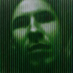 From the B&W Photograph. Oil on canvas. 150x150 cm. Signed