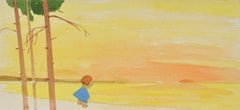 Illustrazione "L'enigma". 1962. Non firmato, certificato incluso.