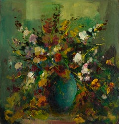 «Flores del prado», de B. Pavlovskis. 2006. Óleo sobre cartón. 77 x 73 cm. Sin signo