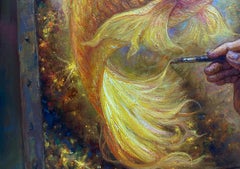 "Goldfish" di Igor Maikov. 2024. Olio su tela. 70x90 cm. Firmato