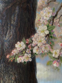 "In the Spring Bloom" di Igor Maikov. 2015. Olio su tela. 60x80 cm. Firmato