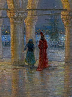 «Noche blanca en Venecia», de Igor Maikov. 2026. Óleo sobre lienzo. 70 x 60 cm. Firmado