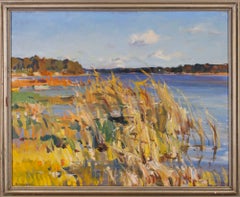 «Lielupe», de Uldis Zemzaris. Óleo sobre lienzo. 65x81 cm. Firmado