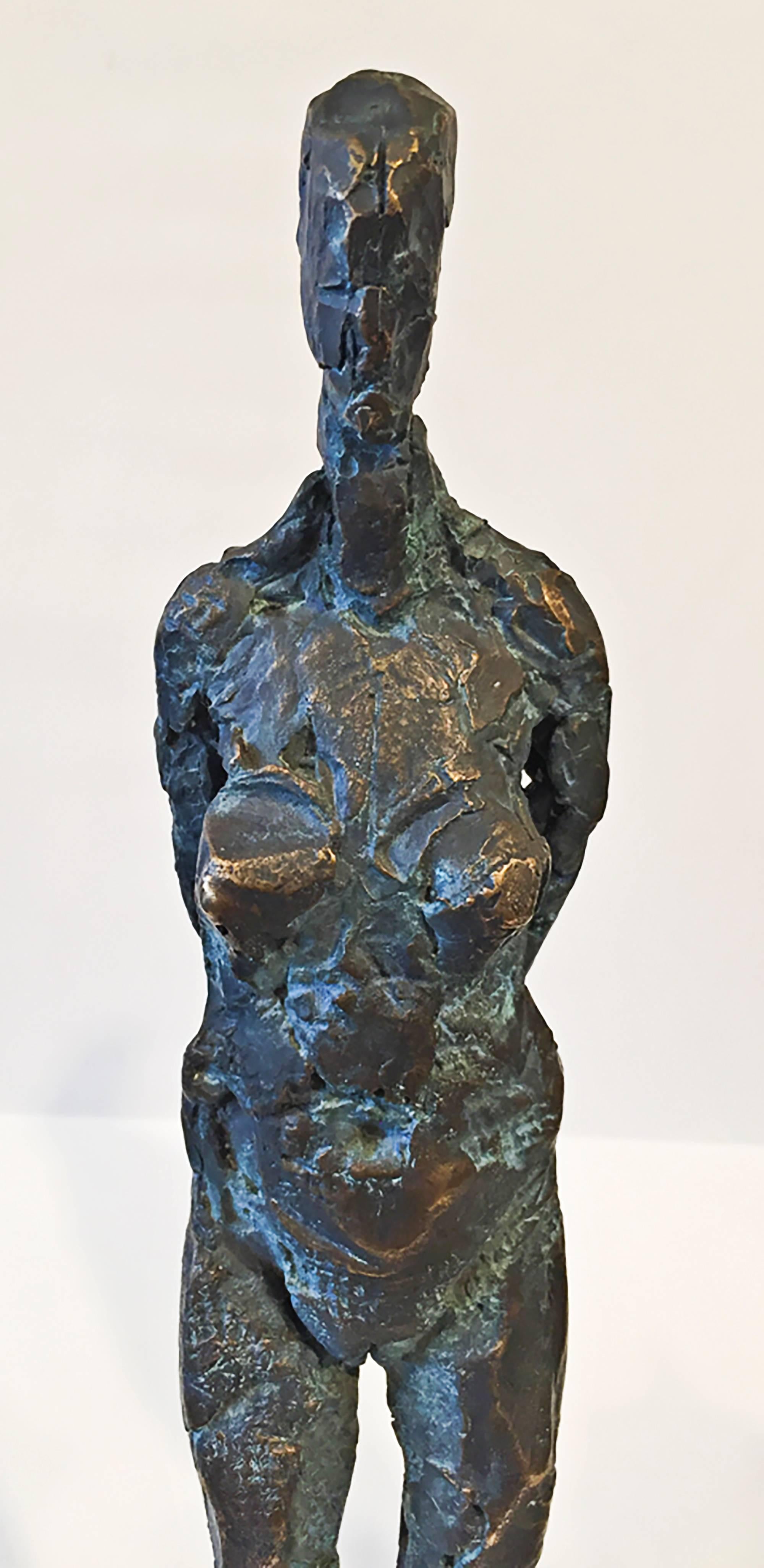 Trinity - Gold Nude Sculpture by Sharon Loper