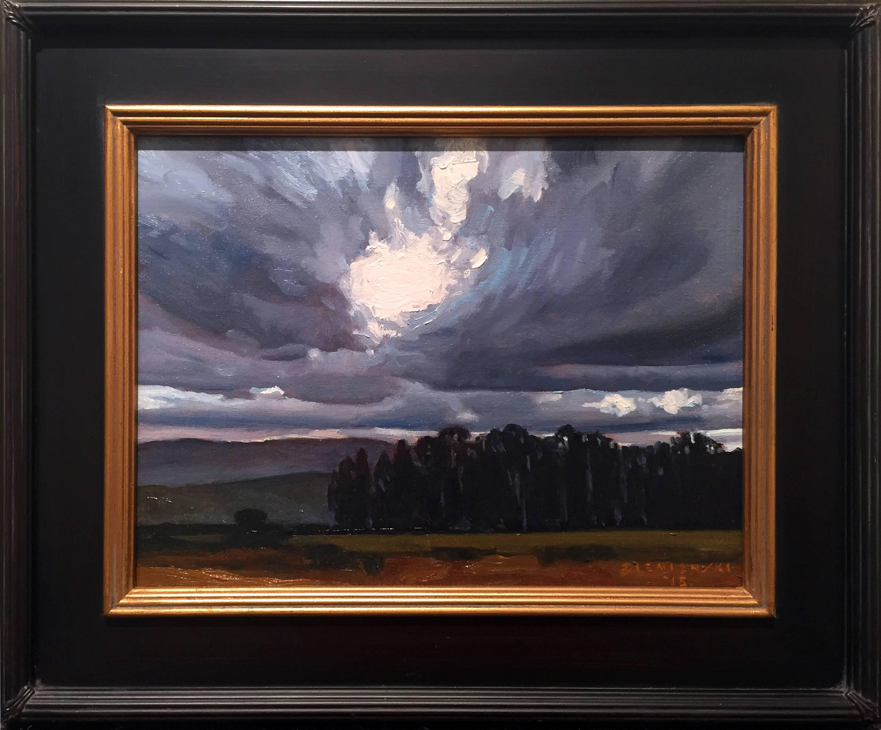 Dennis Ziemienski Landscape Painting - Evening Near Black Point
