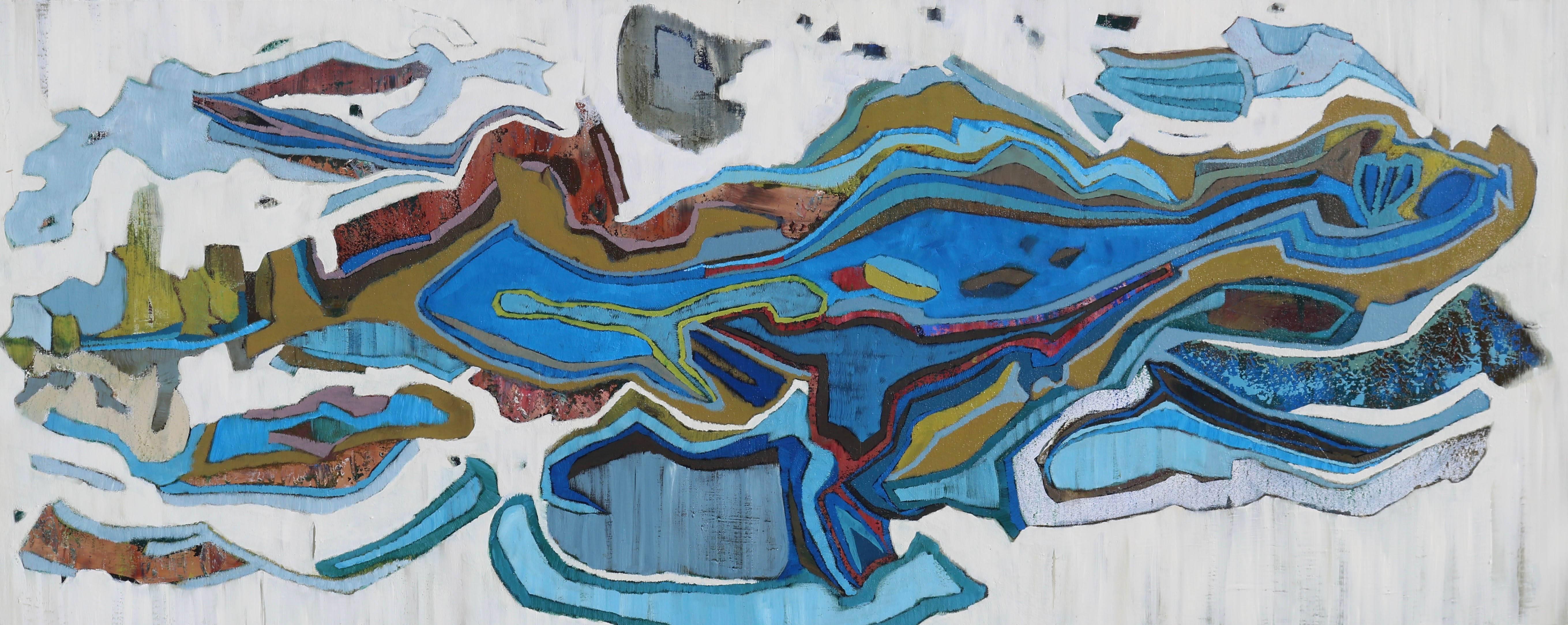 Chase Langford Abstract Painting - La Jolla Bay