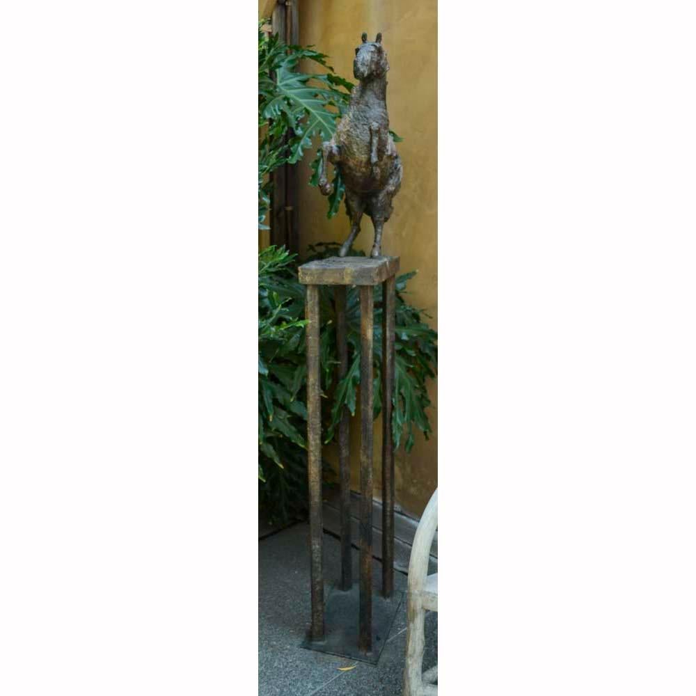 Bruce Newell  Figurative Sculpture - Horse on a Stand