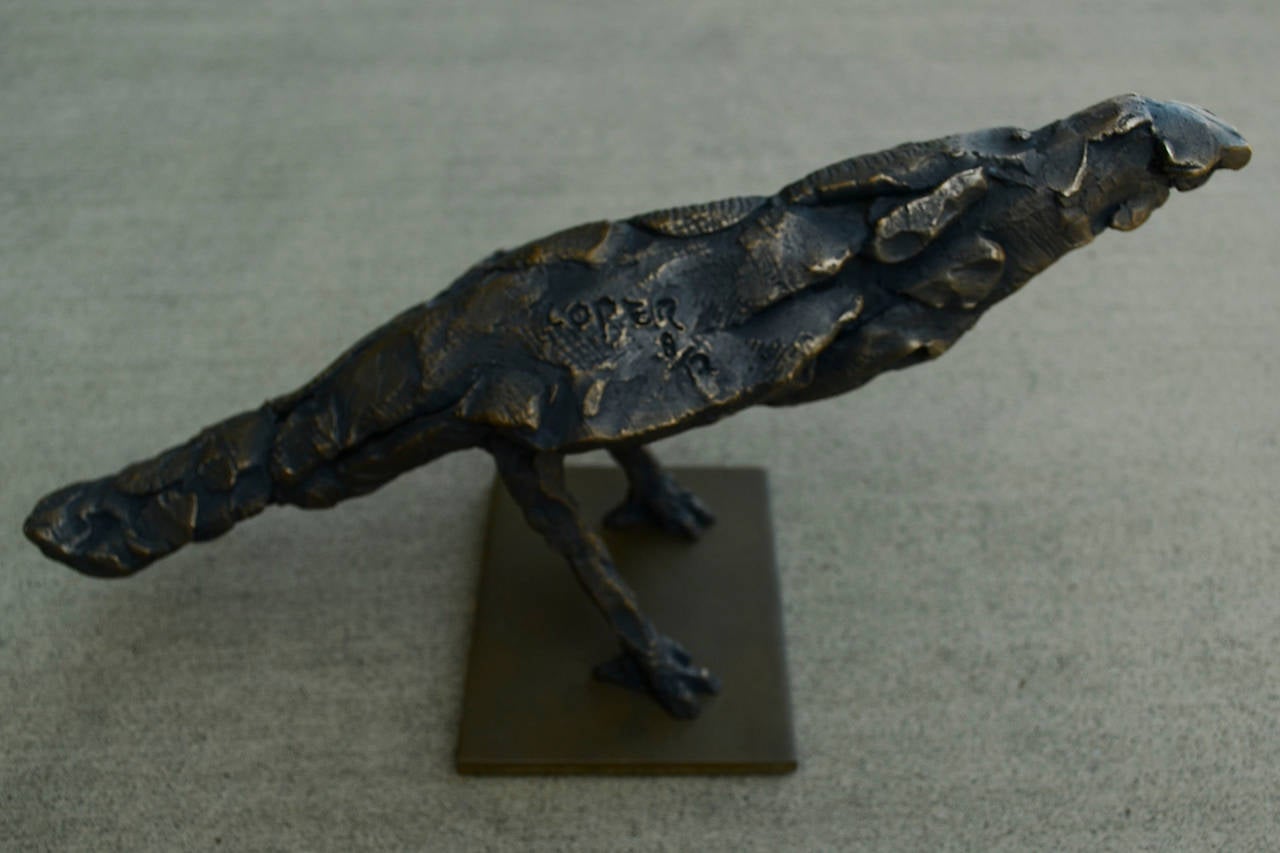 Sharon Loper Figurative Sculpture - Mars Blackbird