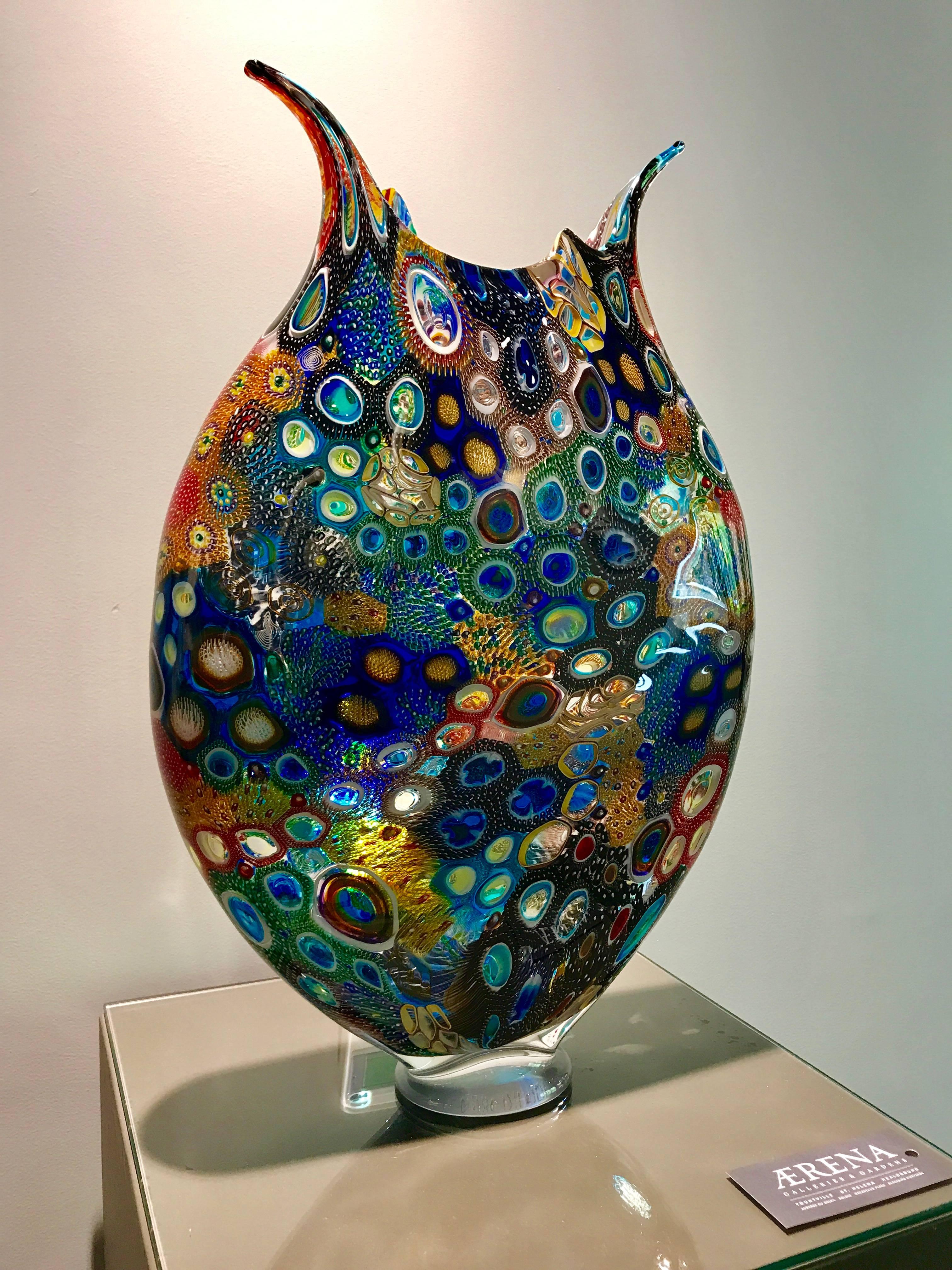 Artist David Patchen creates vivid and luminous sculptural glass works using the time-honored glass blowing techniques of cane and murrine.

From David's Artist Statement: 

I find glass as seductive as it is challenging. As a particularly