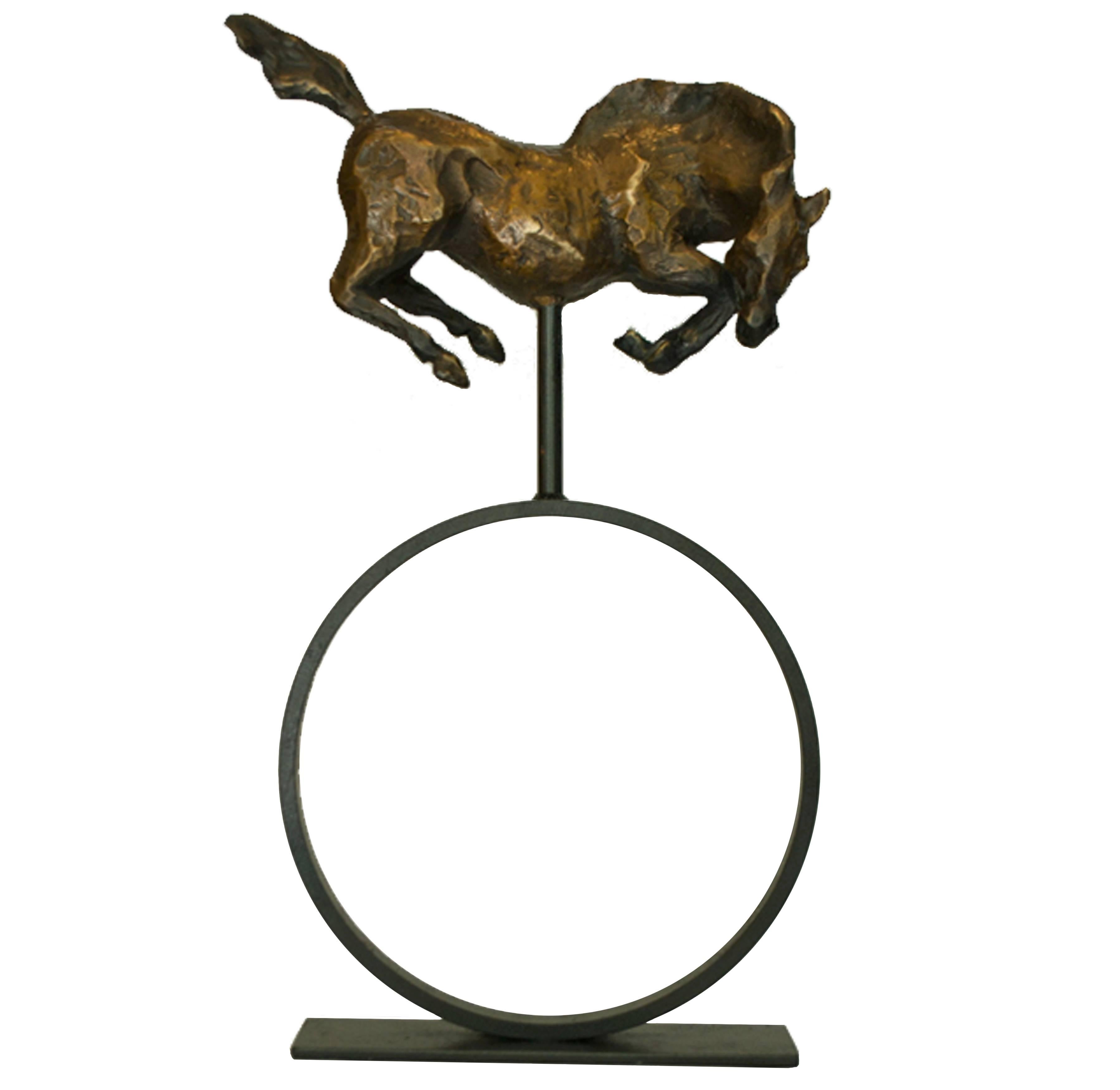 Giuseppe Palumbo Figurative Sculpture - Leaping Horse 24/50