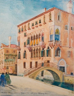 PALAZZO PRIULI AND THE PONTE DEL DIAVOLO, VENICE, 1927