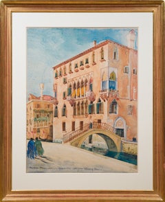 PALAZZO PRIULI AND THE PONTE DEL DIAVOLO, VENICE, 1927
