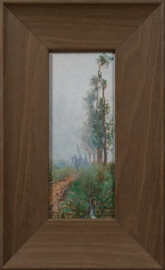 A French Impressionistic Landscape, circa 1882-1887, Swedish Artist Nils Kreuger
