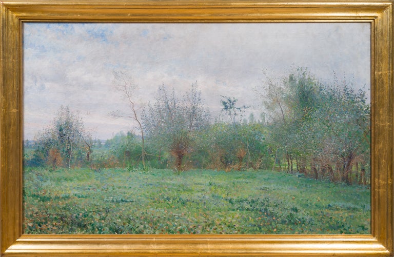 Carl Johansson A Impressionistic Summer Day Landscape in Finistère, Brittany, 1891