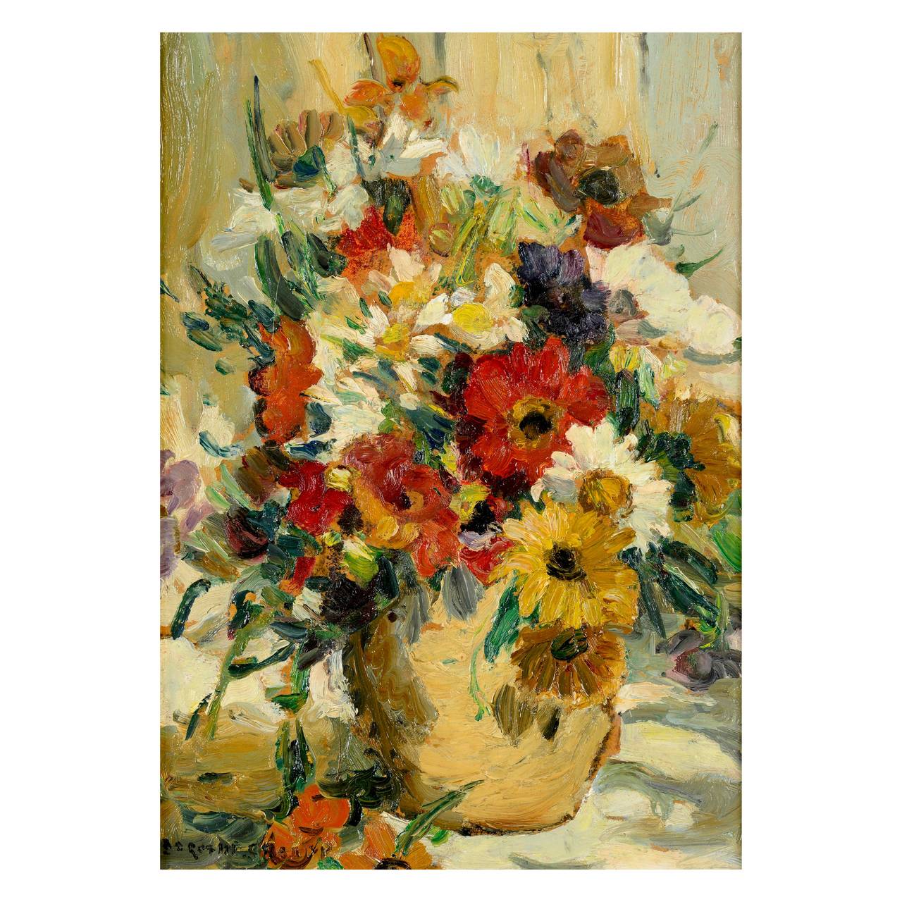 Dorothea Sharp Still-Life Painting - “Flowers”