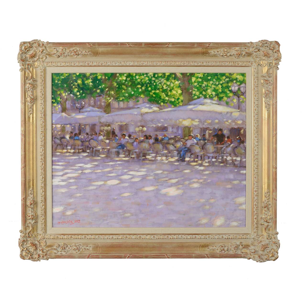 “Spring in Montpelier” - Painting by John Mackie (b.1955)