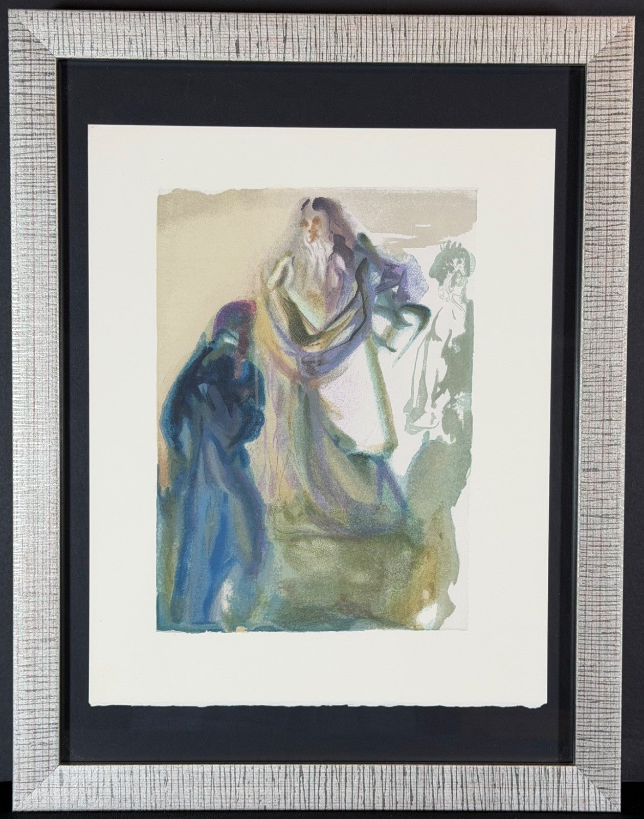 Figurative Print de Salvador Dalí - La Divina Comedia. El Paraíso. Canto 27. Descomposición
