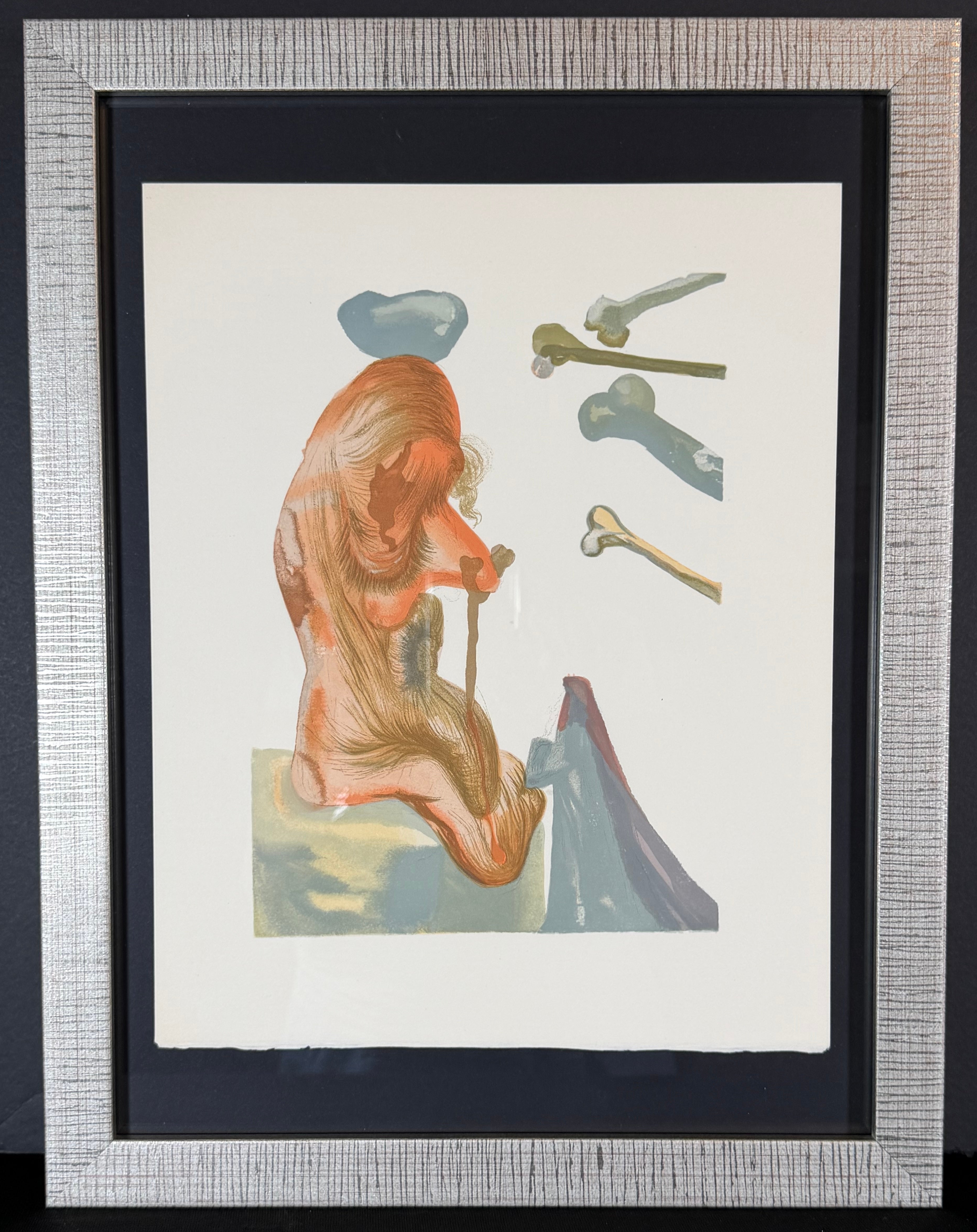 Abstract Print de Salvador Dalí - La Divina Comedia, Infierno, Canto XX: La descomposición