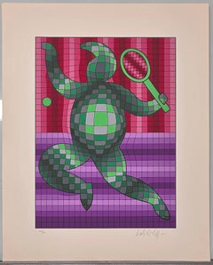Joueur de tennis - Variante n° 2