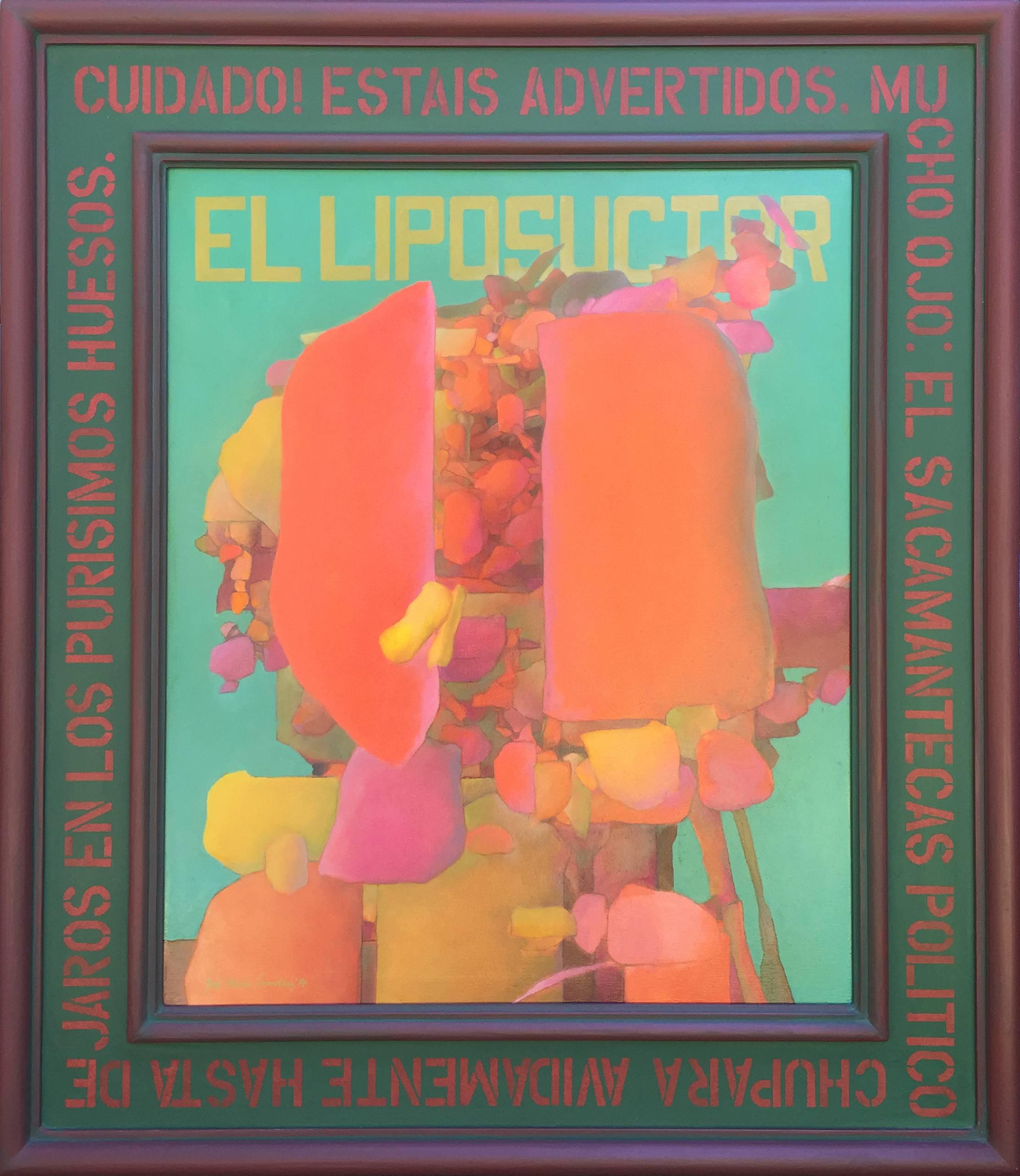 Jose Maria Cundin Abstract Painting – El Sacamantecas (Der Liposuctor)