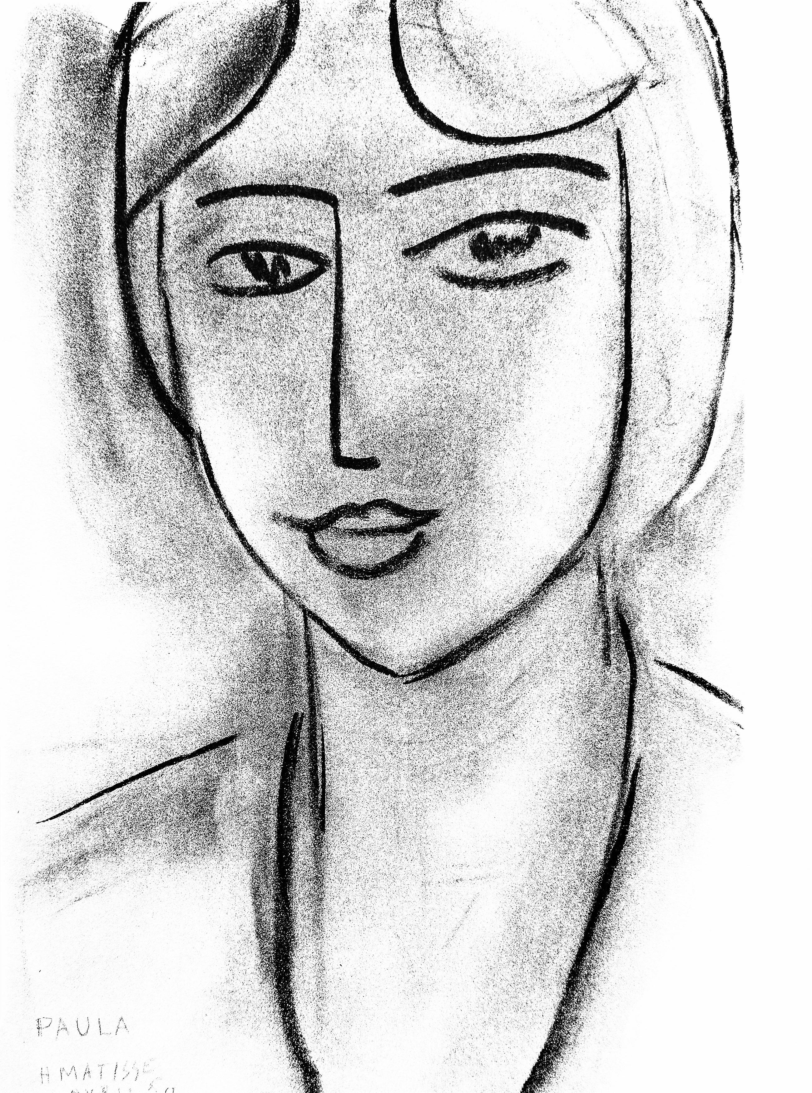 Matisse, Étude de figure, Derrière le miroir (d'après)