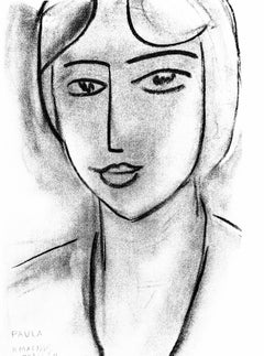 Matisse, Étude de figure, Derrière le miroir (d'après)