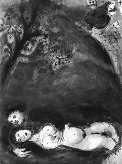 Marc Chagall, The Lovers Beneath the Tree, from Tales of Boccaccio, 1950