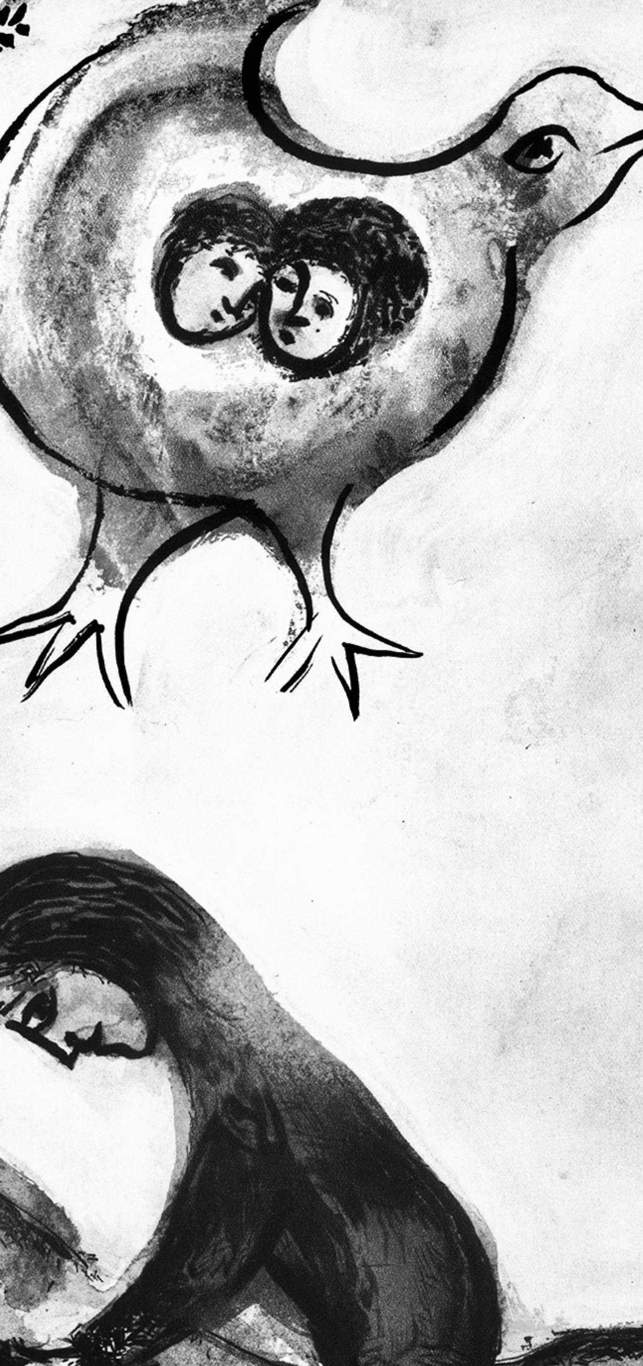 Marc Chagall, The Horseman and the Bird, from Tales of Boccaccio, 1950 For Sale 2