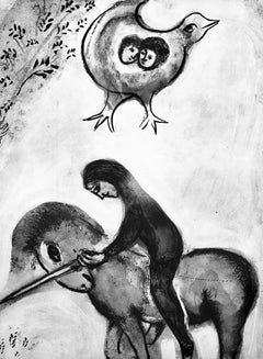 Marc Chagall, The Horseman and the Bird, from Tales of Boccaccio, 1950