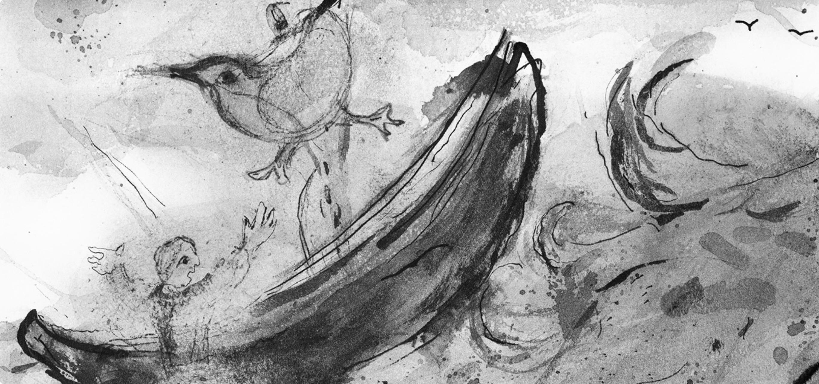 Marc Chagall, The Shipwreck, from Tales of Boccaccio, 1950 For Sale 3